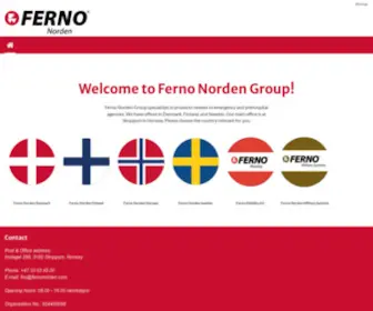 Fernonorden.com(Ferno Norden) Screenshot