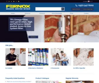 Fernox.us(Fernox USA) Screenshot