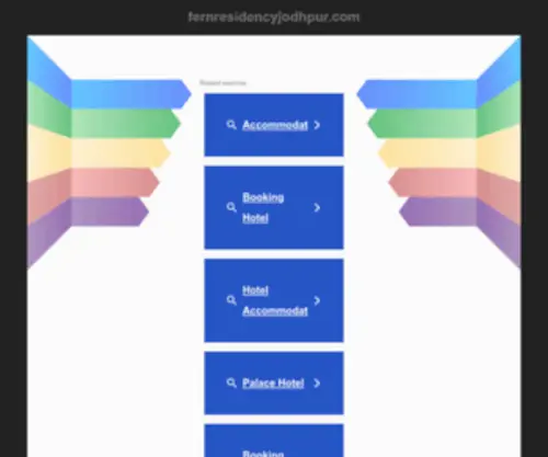 Fernresidencyjodhpur.com(Fern Eco) Screenshot