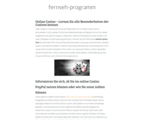Fernseh-Programm.com(26.03.2014 (Hauptsender)) Screenshot