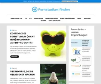 Fernstudium-Finden.de(Entscheidende Gründe für ein Fernstudium) Screenshot