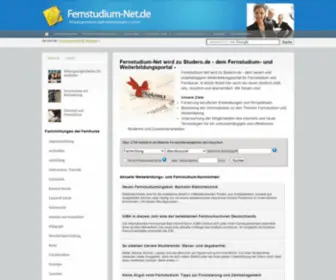 Fernstudium-Net.de(Fernstudium und Weiterbildungs) Screenshot