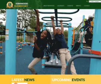Fernwoodelementary.org(Fernwood Elementary serves PreK) Screenshot