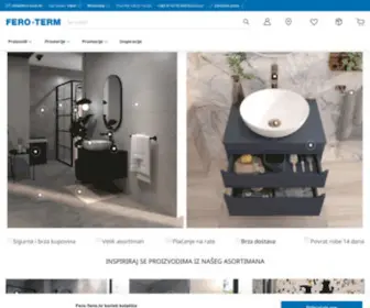 Fero-Term.hr(Fero-Term veliki izbor keramike, sanitarija i sustava za grijanje) Screenshot