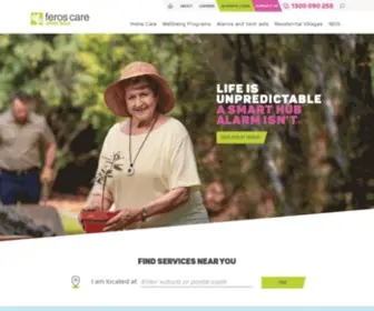 Feroscare.com.au(Feros Care) Screenshot