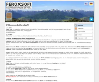 Feroxsoft.com(feroXsoft) Screenshot