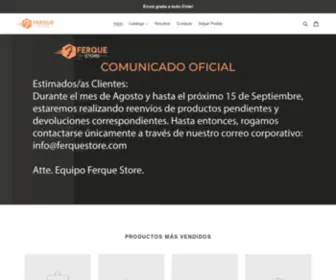FerqueStore.com(Ferque store) Screenshot