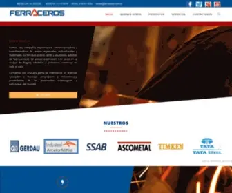 Ferraceros.com.co(Aceros especiales) Screenshot