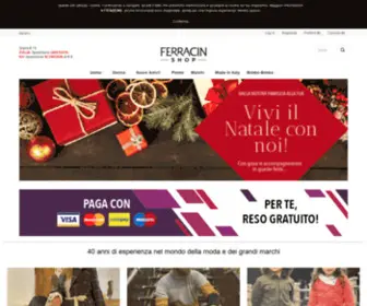 Ferracinshop.com(Ferracin) Screenshot