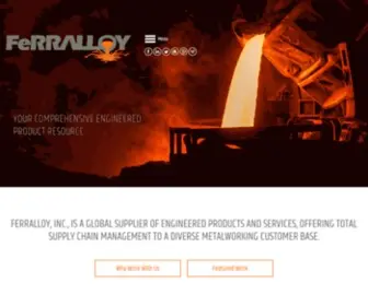 Ferralloy.com(Investment Castings) Screenshot
