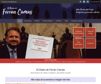 Ferrancamas.com(Derecho) Screenshot