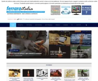 Ferraraitalia.it(Quotidiano di Ferrara) Screenshot