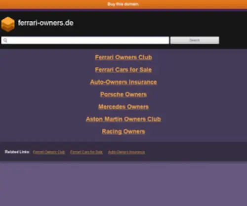 Ferrari-Owners.de(Ferrari) Screenshot