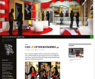 Ferraricapitalclub.com(News From The Ferrari Capital Club) Screenshot