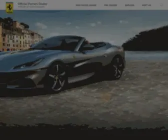 Ferrarine.com(Ferrari of New England) Screenshot