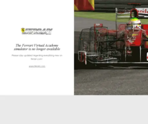 Ferrarivirtualacademy.com(Ferrari Virtual Academy 2010) Screenshot
