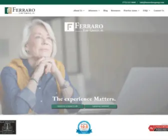 Ferrarolawgroup.com(Ferraro Law Group) Screenshot