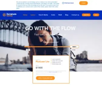 Ferratum.com.au(Personal Loans & Cash Loans Online Australia from $500) Screenshot