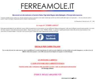 Ferreamole.it(Benvenuti su FERREA MOLE) Screenshot