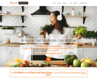 Ferreappliances.co.za(Ferre Cooking Appliances) Screenshot