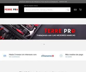 Ferrepro.com.mx(FERRE PRO) Screenshot