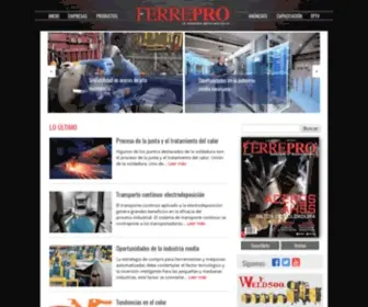 Ferrepro.mx(La industria metal) Screenshot
