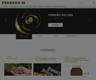 Ferrero.pt(FERRERO IBERICA) Screenshot