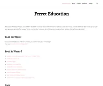 Ferreteducation.com(Ferret Education) Screenshot