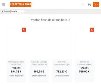 Ferreteriabras.com(Ferretería CIFEC) Screenshot