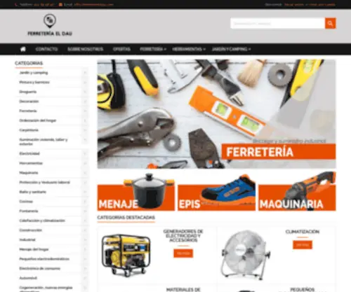 Ferreteriaeldau.com(FERRETERIA EL DAU) Screenshot