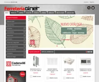 Ferreteriaginer.com(Ferretería) Screenshot