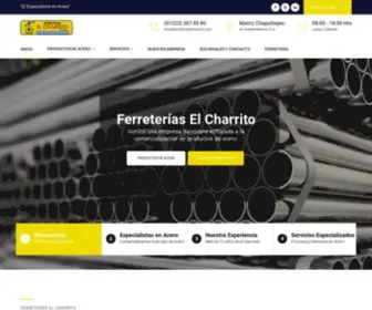 Ferreteriaselcharrito.com(Ferreterías El Charrito) Screenshot