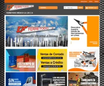 Ferretodo.mx(Home) Screenshot