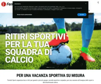 Ferrettisport.com(Soggiorni sportivi sulla riviera romagnola) Screenshot