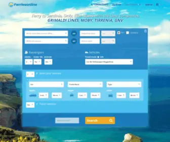 Ferriesonline.com(Ferry to Sardinia) Screenshot