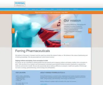 Ferring.com.au(Ferring Pharmaceuticals Australia) Screenshot