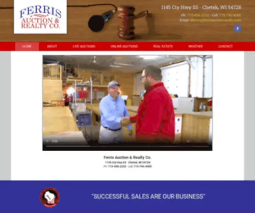 Ferrisauction-Realty.com(Ferris Auction & Realty Co) Screenshot