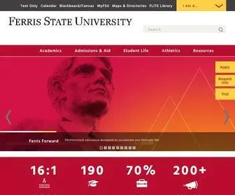 Ferris.edu(Ferris State University) Screenshot