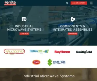 Ferriteinc.com(Ferrite Microwave Technologies) Screenshot