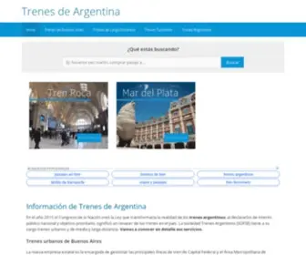 Ferrocentralsa.com.ar(Trenes de Argentina) Screenshot