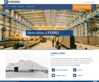 Ferroindustria.com.br(Bem-vindo à Ferro) Screenshot