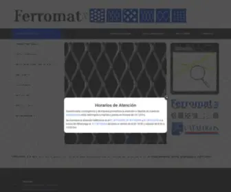 Ferromat.com.mx(Lamina Perforada) Screenshot