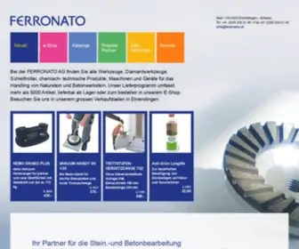 Ferronato.ch(Ihr Partner für Stein) Screenshot