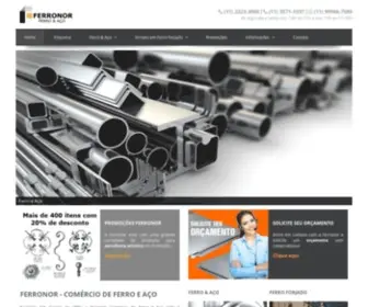 Ferronor.com.br(Home) Screenshot