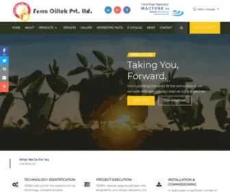 Ferrooiltek.com(Ferro oiltek pvt. ltd) Screenshot
