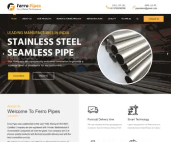 Ferropipes.com(316L Stainless Steel Pipe manufacturers) Screenshot