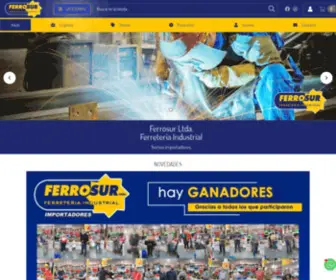 Ferrosur.com.uy(Tienda Virtual de Ferrosur Ltd) Screenshot