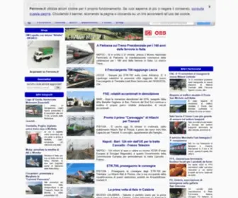 Ferrovie.it(Dal 1997 il web magazine italiano dedicato alle ferrovie reali ed al modellismo ferroviario) Screenshot