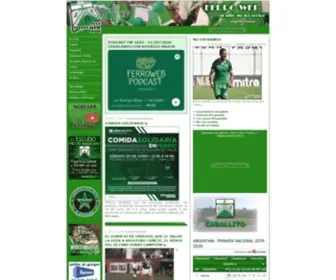 Ferroweb.com.ar(CLUB FERRO CARRIL OESTE) Screenshot