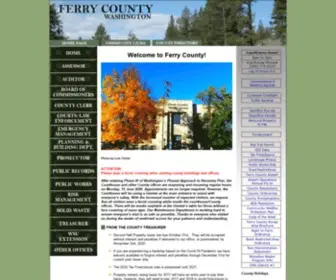 Ferry-County.com(Ferry County Government) Screenshot